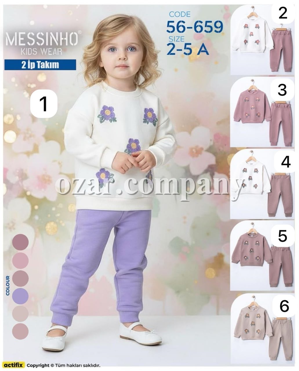 Костюм Двунитка Для Девочки Messinho (2-3-4-5лет)