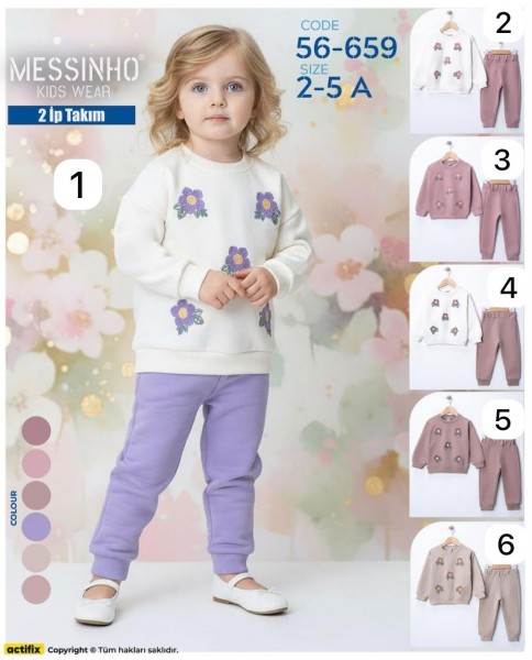 Костюм Двунитка Для Девочки Messinho (2-3-4-5лет)