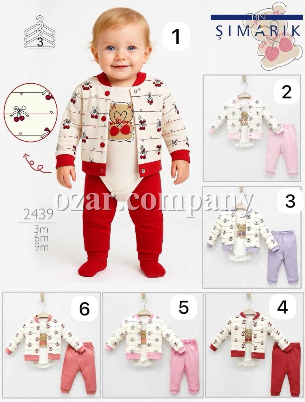 Комплект Для Новорождённых Mini Simarik (3-6-9мес.) 