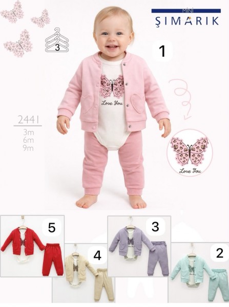 Комплект Для Девочки Mini Simarik (3-6-9мес.) 