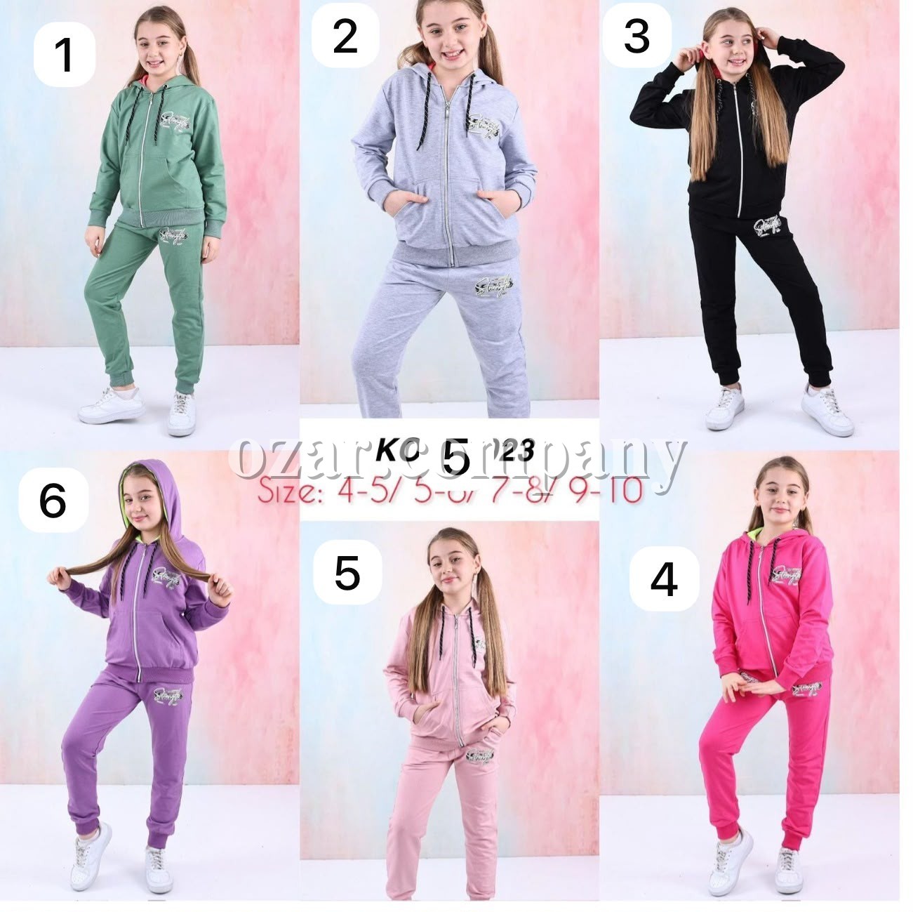 Спортивный Костюм Для Девочки (4-5/5-6/7-8/9-10лет)