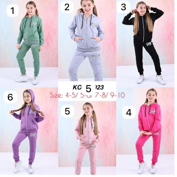 Спортивный Костюм Для Девочки (4-5/5-6/7-8/9-10лет)