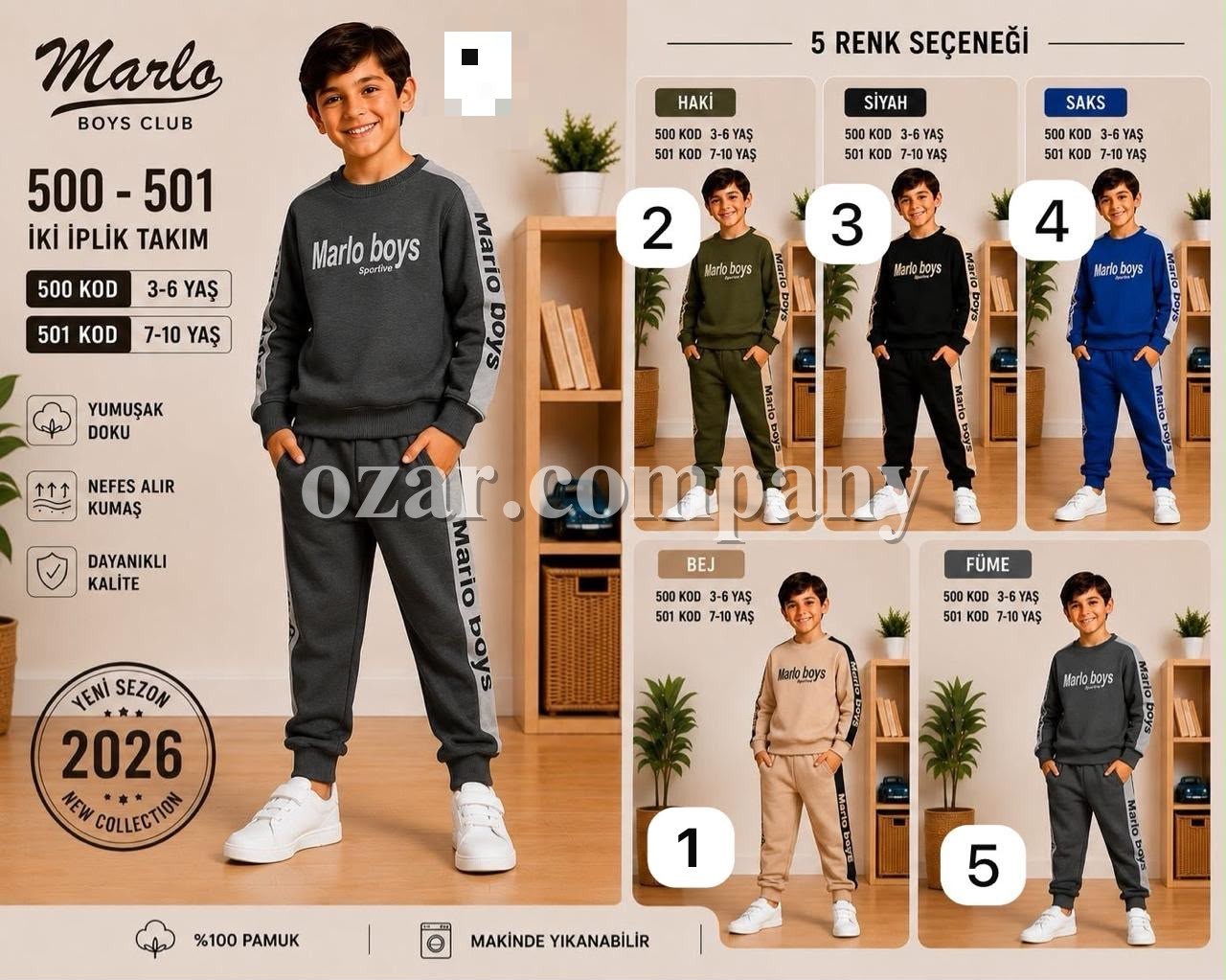 Костюм Двунитка Для Мальчика Marlo (7-8-9-10лет) 