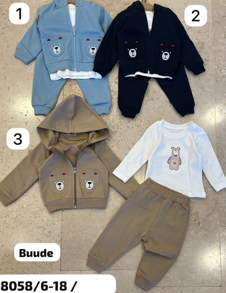 Костюм Тройка Для Мальчика Buude Kids (6-9-12-18мес.)