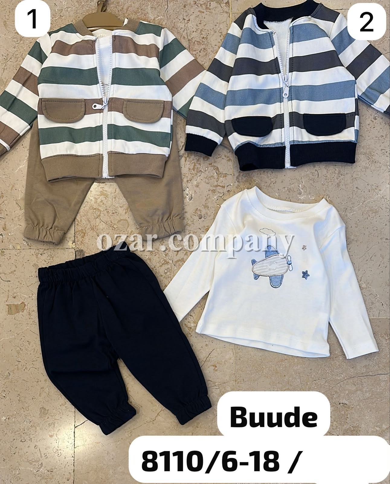 Костюм Тройка Для Мальчика Buude Kids (6-9-12-18мес.)