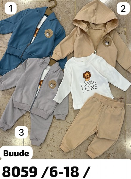 Костюм Тройка Для Мальчика Buude Kids (6-9-12-18мес.)