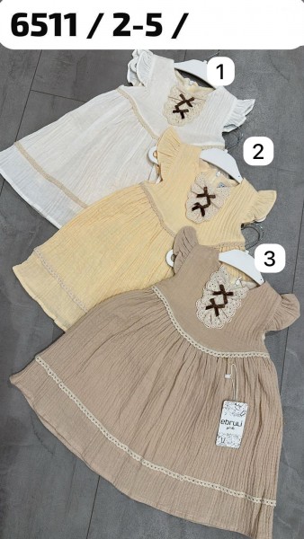 Муслиновое Платье Для Девочки Ebruli (2-3-4-5лет)