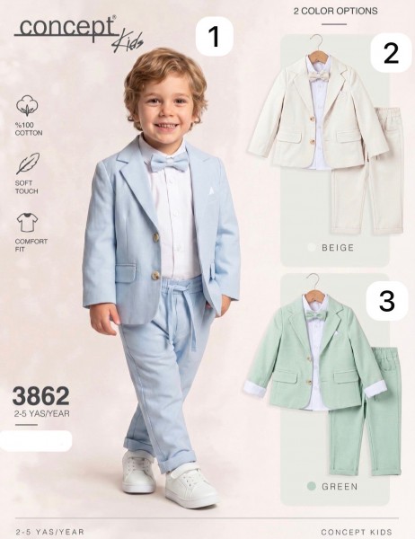 Костюм Тройка Для Мальчика Concept (2-3-4-5лет)