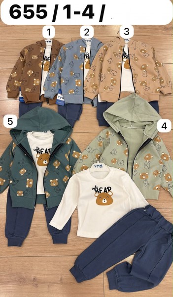 Костюм Тройка Для Мальчика YTM (1-2-3-4лет) 