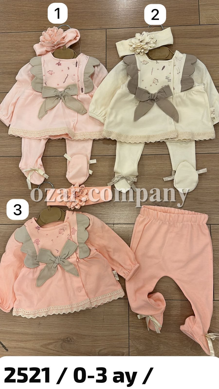 Комплект Для Девочки Aura Baby (0-3мес.)