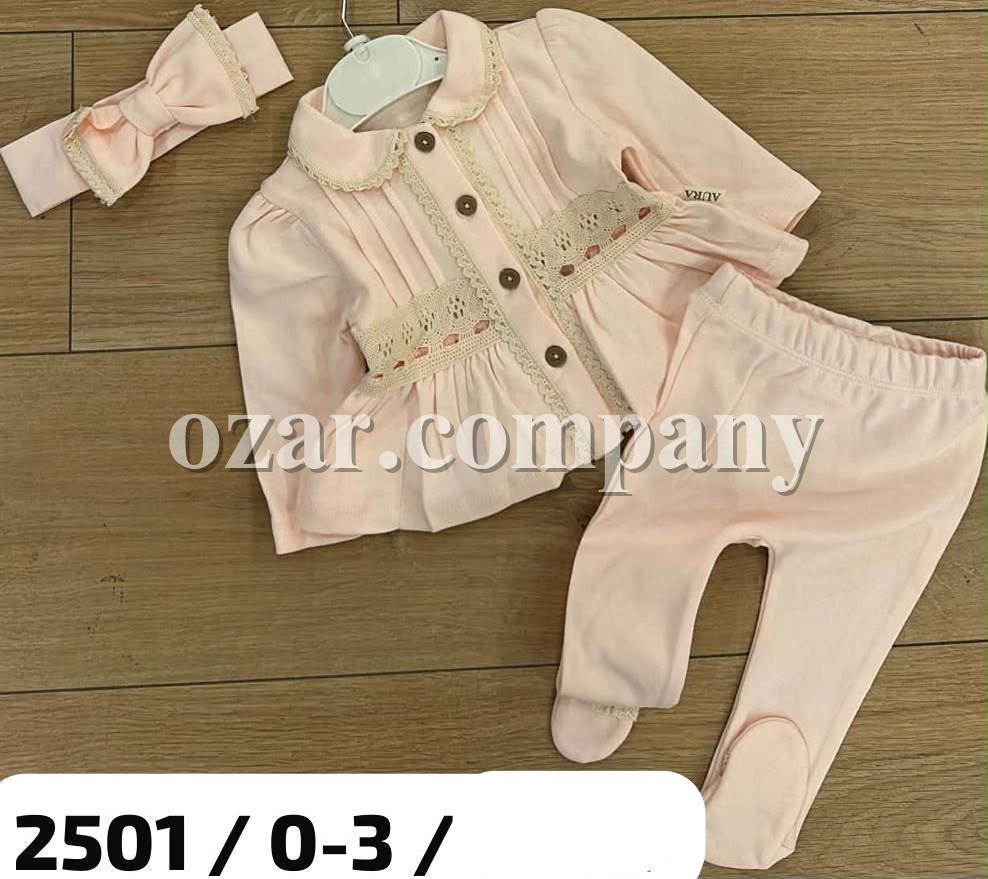 Комплект Для Девочки Aura Baby (0-3мес.)