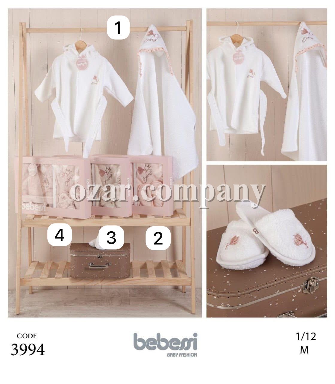 Коробочный Набор Для Девочки Bebessi (1-12м)