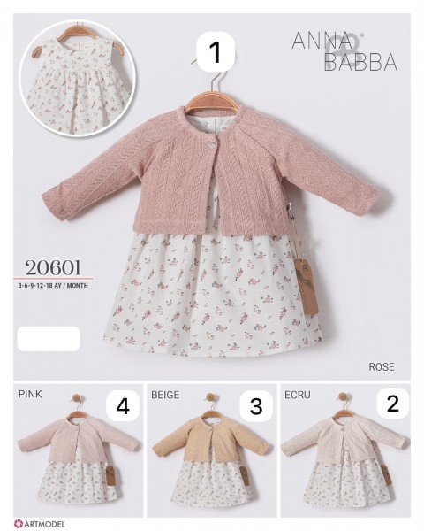 Платье Для Девочки Anna Babba (3-6/6-9/9-12/12-18мес.)