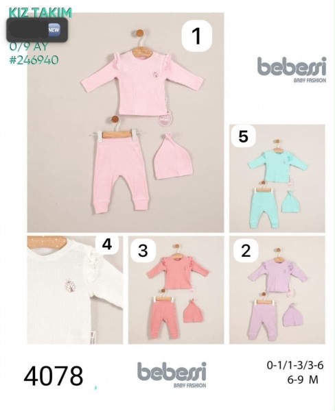 Костюм Для Девочки Bebessi (0-1/1-3/3-6/6-9мес.)