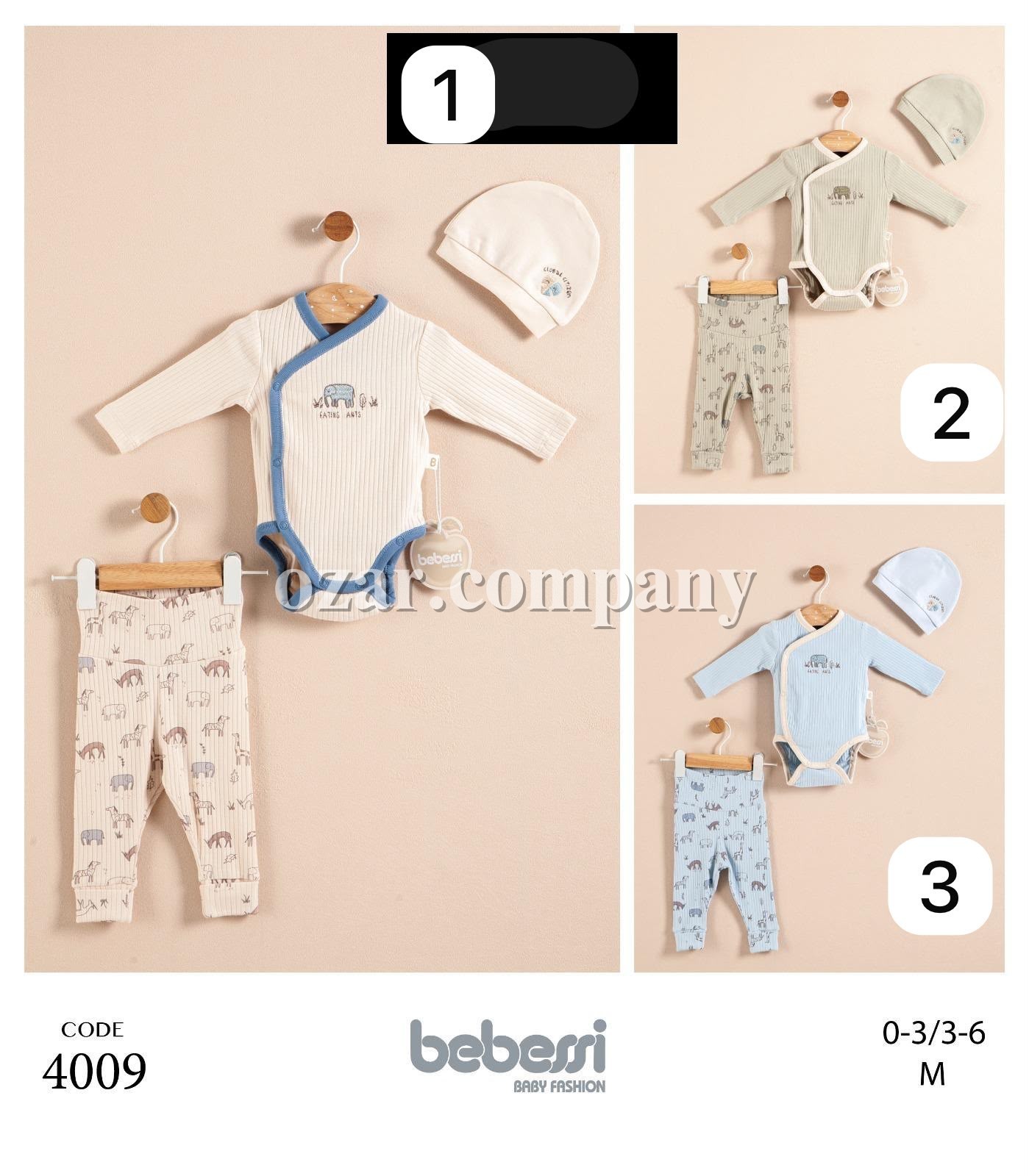 Комплект Для Мальчика Bebessi (0-3/3-6мес.) 
