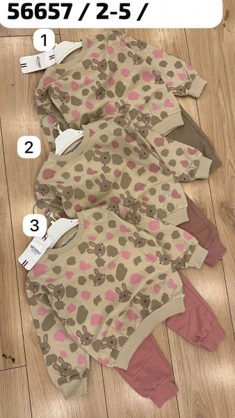 Костюм Двунитка Для Девочки Messinho (2-3-4-5лет)