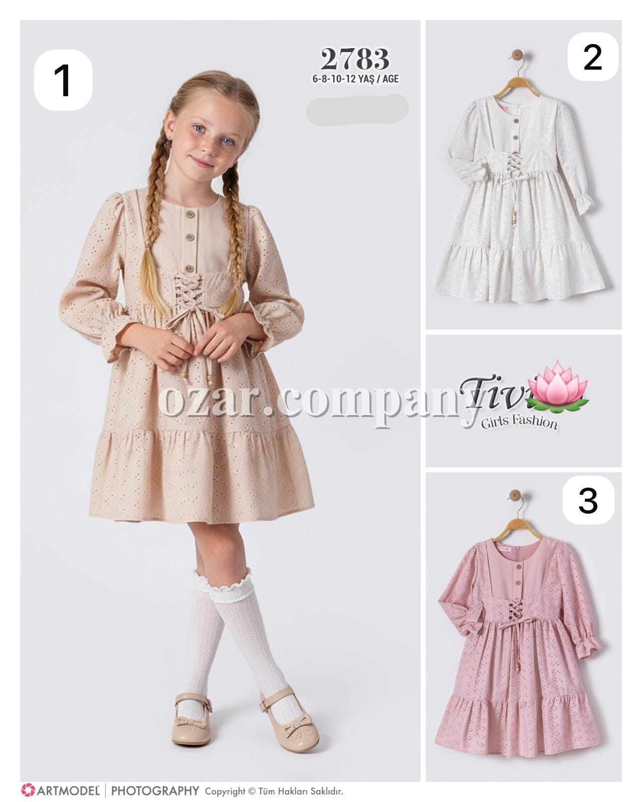 Платье Для Девочки Tivido (6-8-10-12лет)