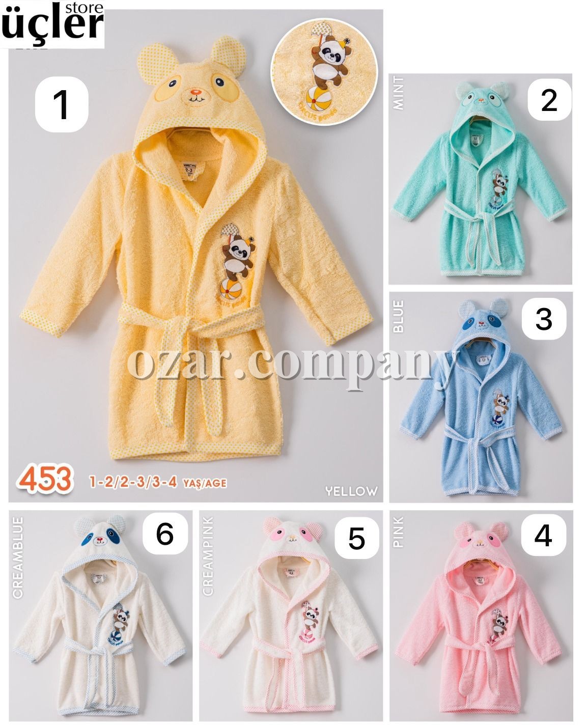 Халат Для Новорождённых Ramel (1-2/2-3/3-4лет)