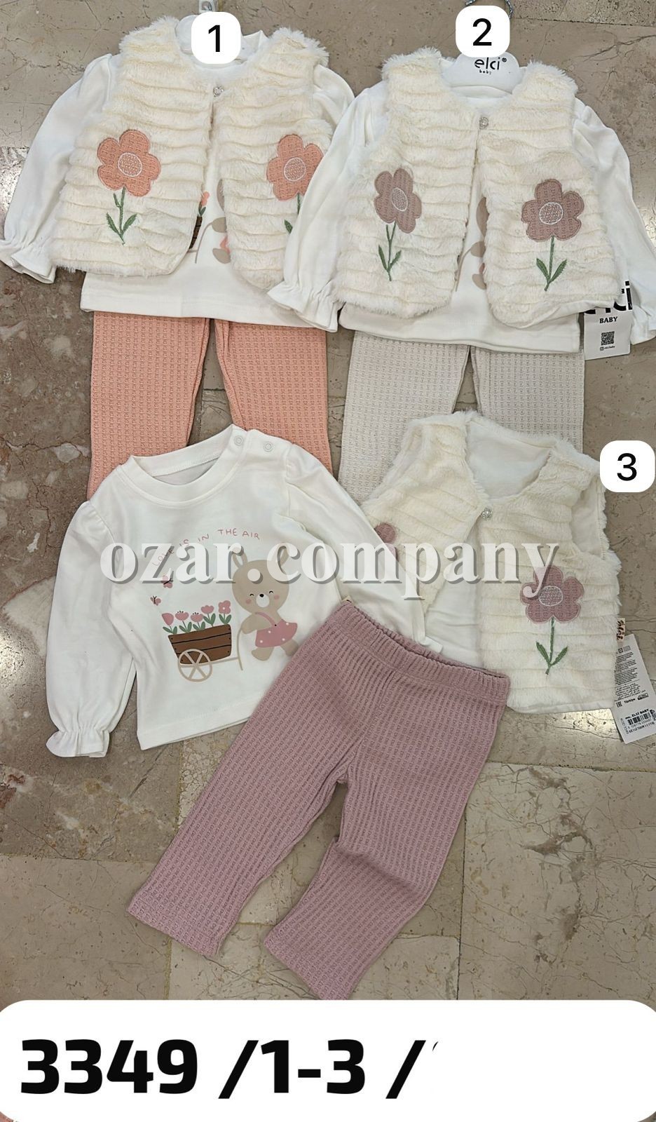 Костюм Тройка Для Девочки Elci (1-2-3лет) 