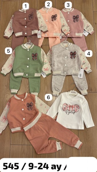 Костюм Тройка Для Девочки Mini Clup (9-12-18-24мес.)