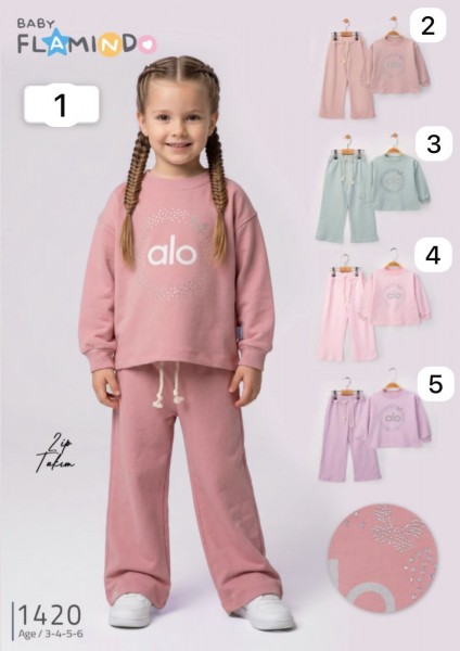 Костюм Двунитка Для Девочки Flamindo (3-4-5-6лет) 