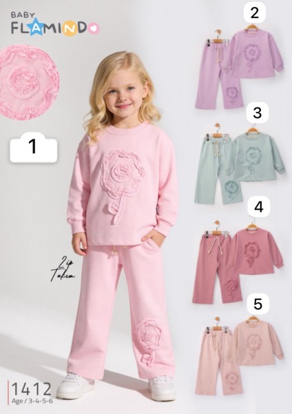 Костюм Двунитка Для Девочки Flamindo (3-4-5-6лет) 