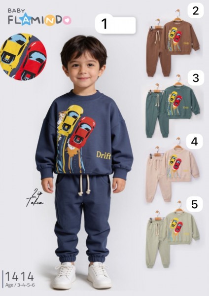 Костюм Двунитка Для Мальчика Flamindo (3-4-5-6лет)