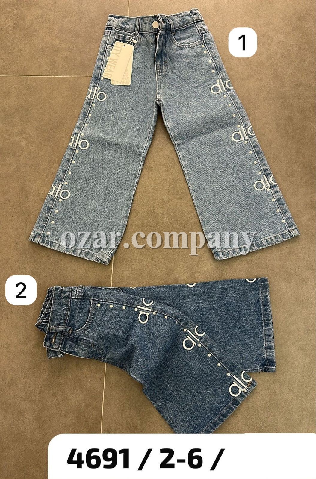 Джинсы Для Девочки City Wear (2-3-4-5-6лет) 