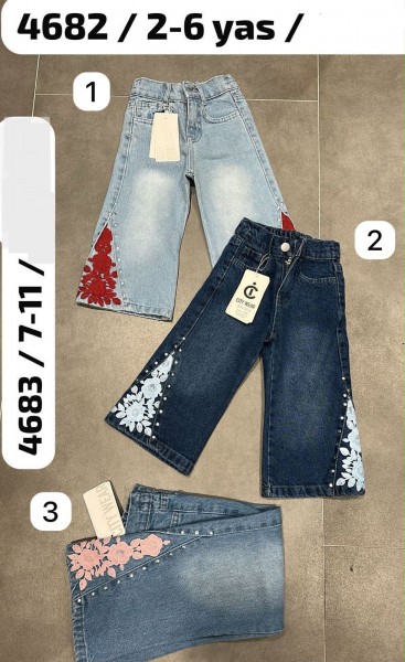 Джинсы Для Девочки City Wear (2-3-4-5-6лет) 