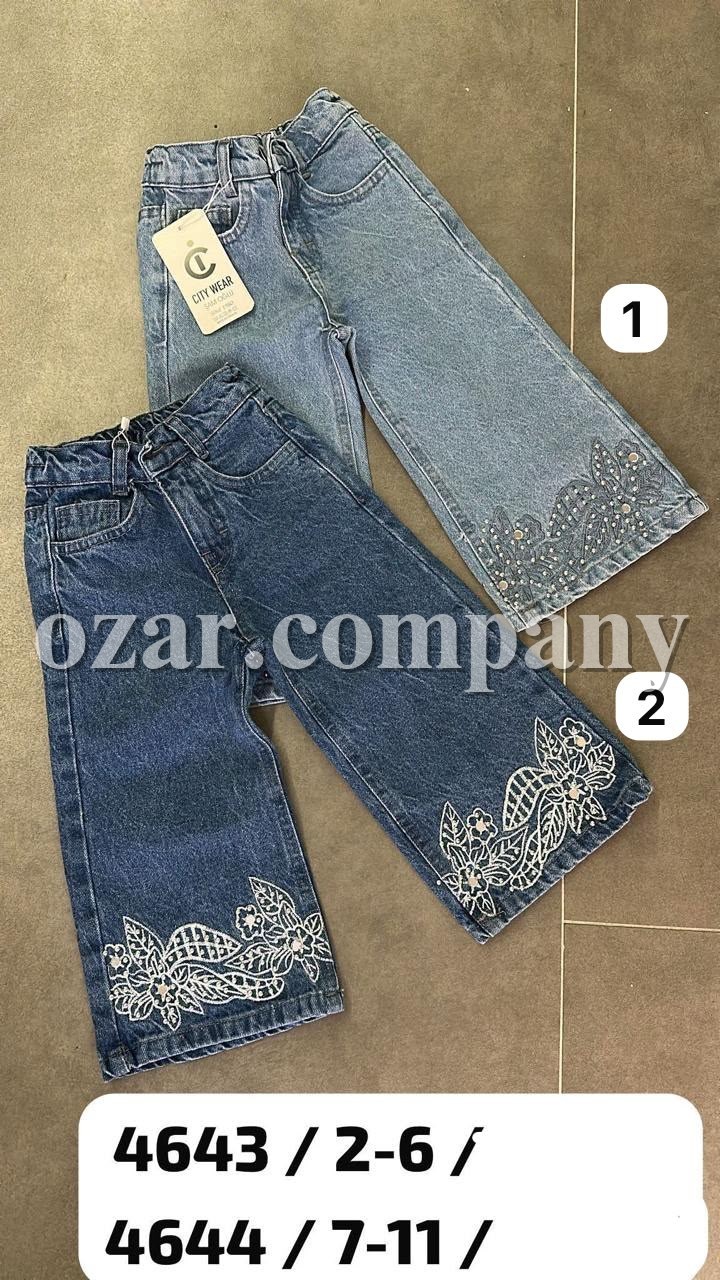 Джинсы Для Девочки City Wear (7-8-9-10-11лет)