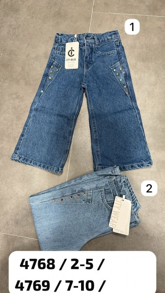 Джинсы Для Девочки City Wear (2-3-4-5лет)