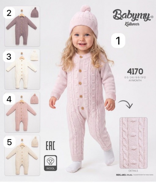 Человечек Для Девочки Babymy (0-3/3-6/6-9/9-12мес.)