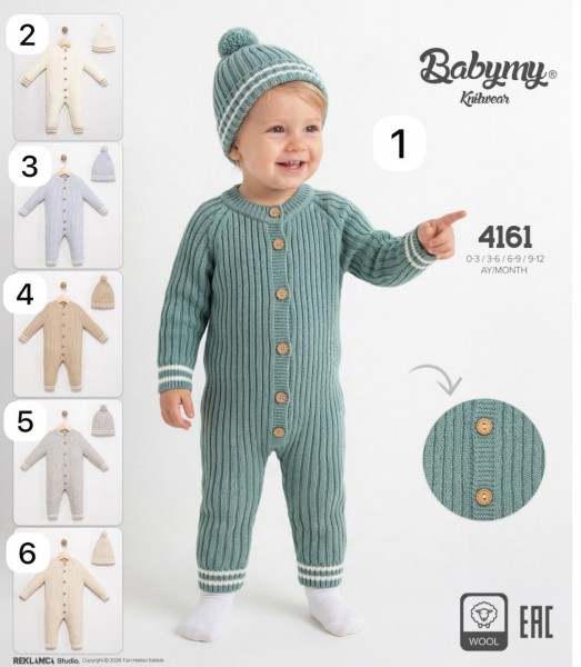 Человечек Для Новорождённых Babymy (0-3/3-6/6-9/9-12мес.)