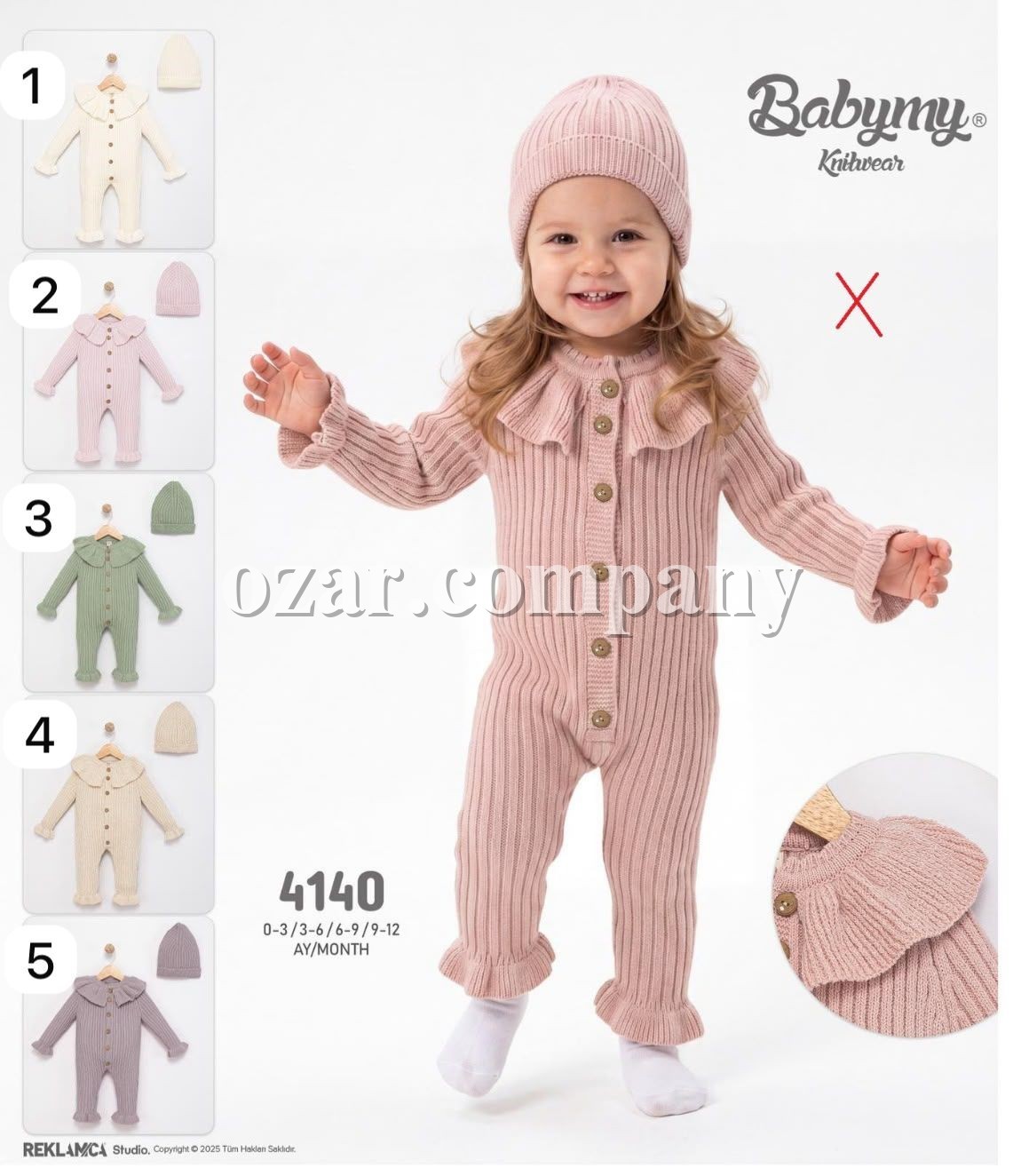 Человечек Для Девочки Babymy (0-3/3-6/6-9/9-12мес.)