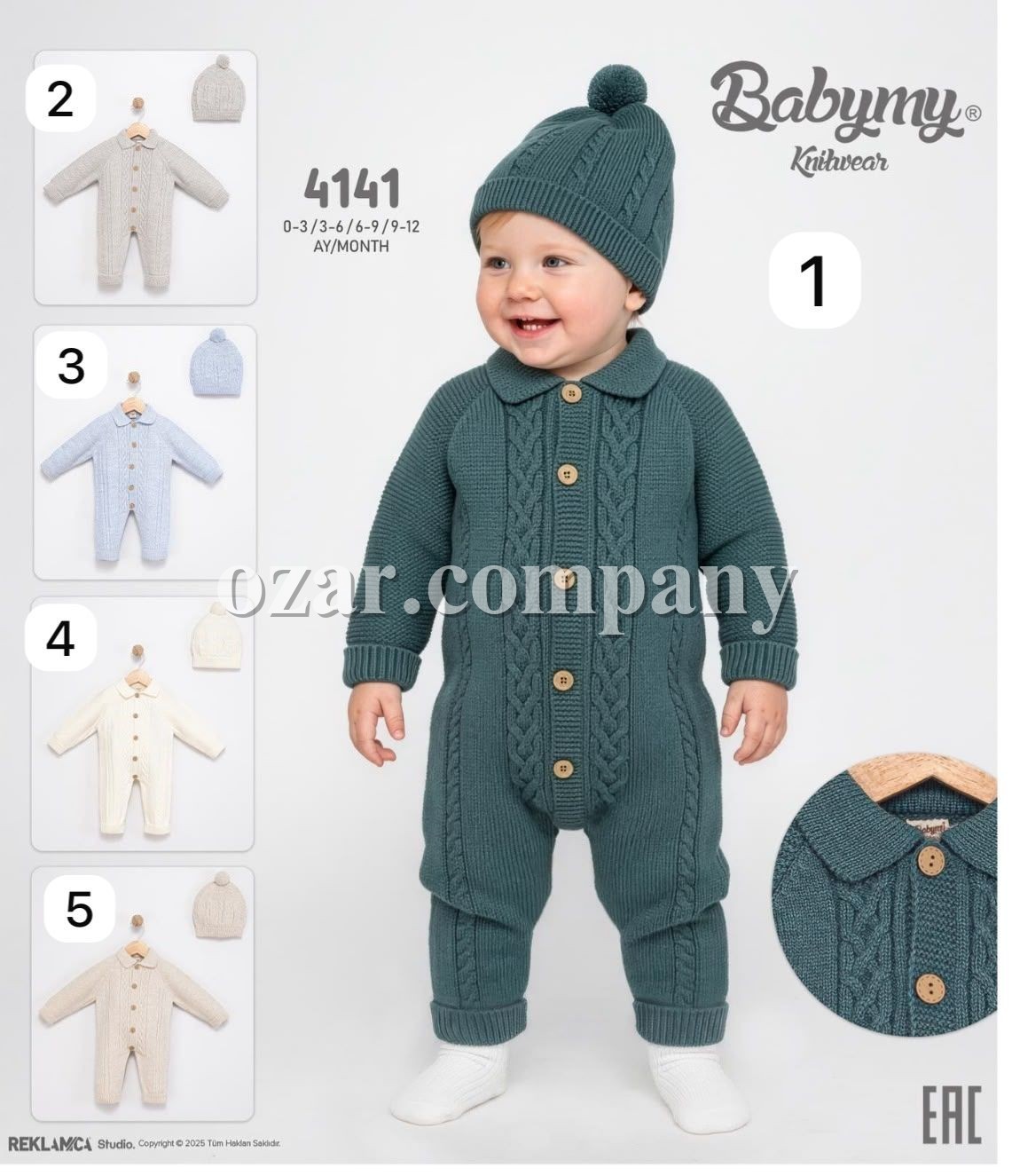 Человечек Для Новорождённых Babymy (0-3/3-6/6-9/9-12мес.)