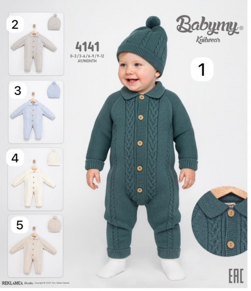 Человечек Для Новорождённых Babymy (0-3/3-6/6-9/9-12мес.)