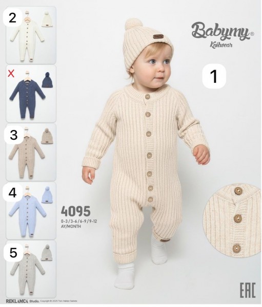 Человечек Для Новорождённых Babymy (0-3/3-6/6-9/9-12мес.)