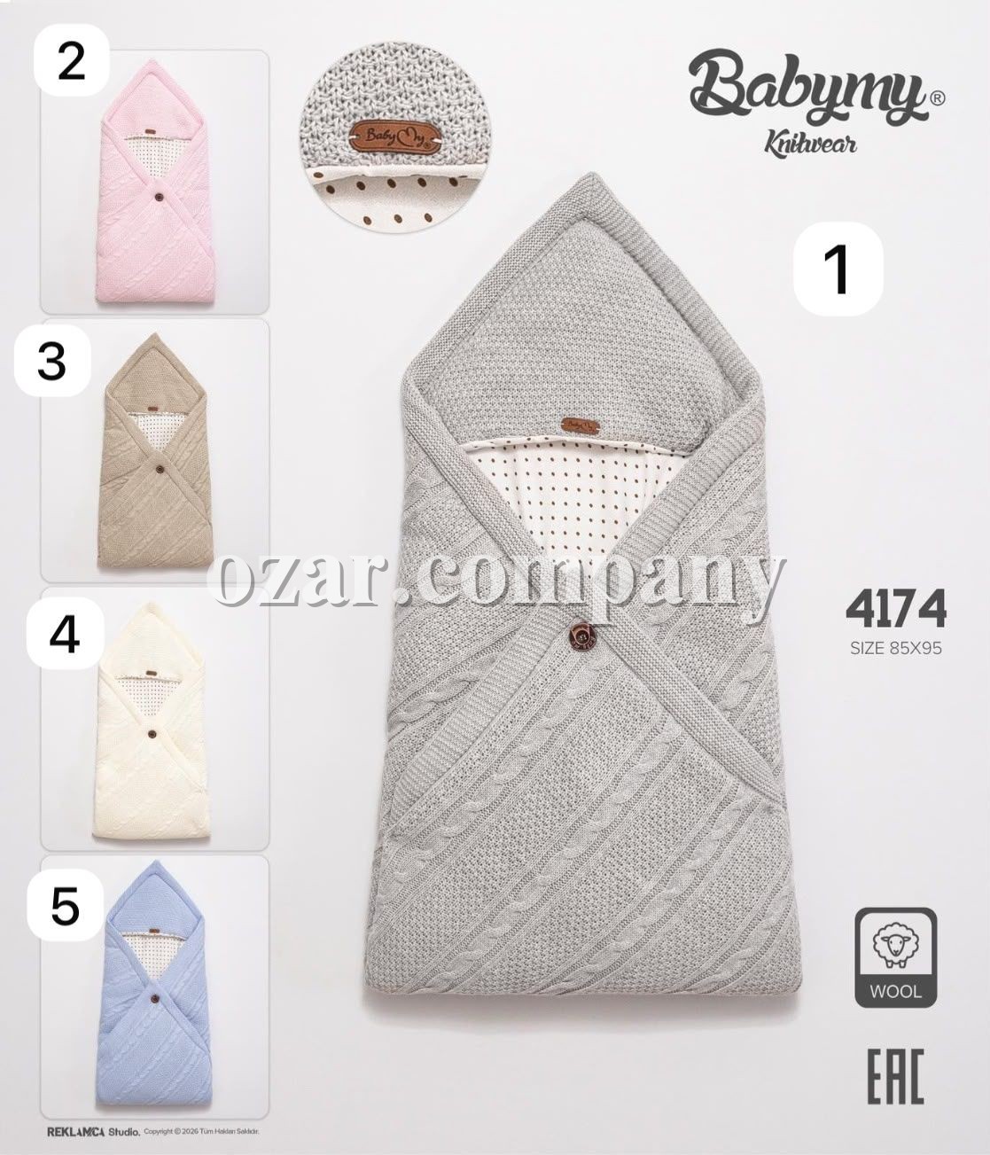 Конверт Для Новорождённых Babymy (85*95см)