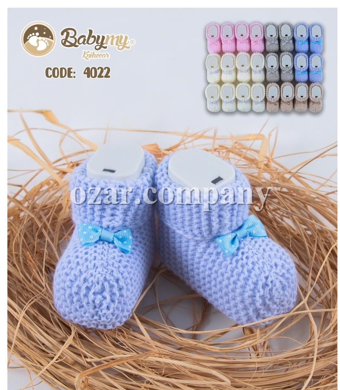 Вязанные Пинетки Для Новорождённых Babymy (0-12мес.)