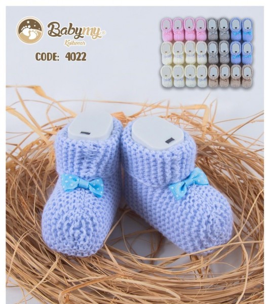 Вязанные Пинетки Для Новорождённых Babymy (0-12мес.)
