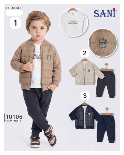 Костюм Тройка Для Мальчика Sani (9-12-18-24мес.)