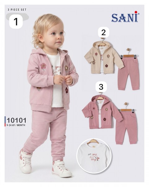 Костюм Тройка Для Девочки Sani (9-12-18-24мес.)