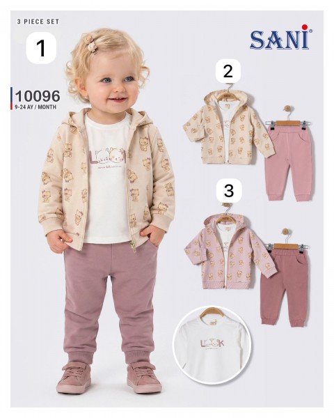 Костюм Тройка Для Девочки Sani (9-12-18-24мес.)