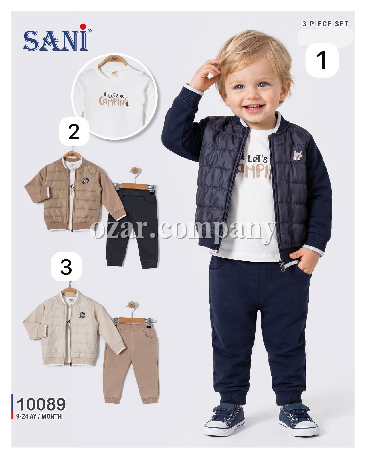 Костюм Тройка Для Мальчика Sani (9-12-18-24мес.)