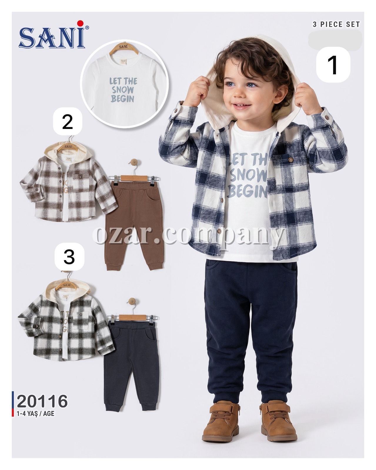 Костюм Тройка Для Мальчика Sani (1-2-3-4лет) 