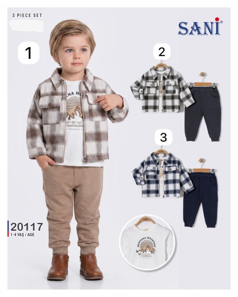 Костюм Тройка Для Мальчика Sani (1-2-3-4лет) 