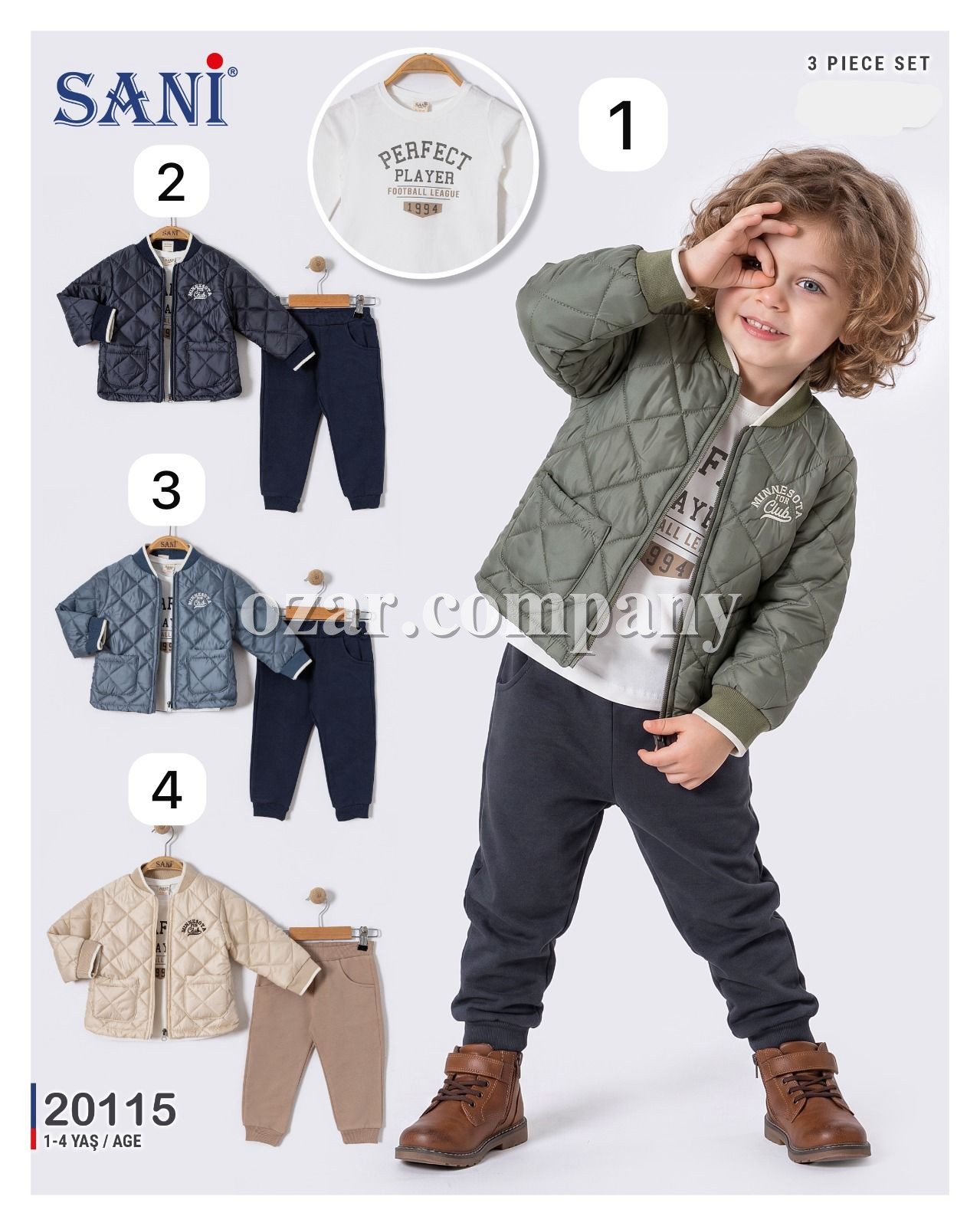 Костюм Тройка Для Мальчика Sani (1-2-3-4лет) 