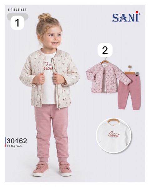 Костюм Тройка Для Девочки Sani (2-3-4-5лет)