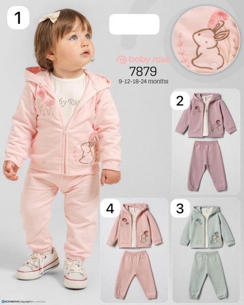 Костюм Тройка Для Девочки Baby Rose (9-12-18-24мес.)