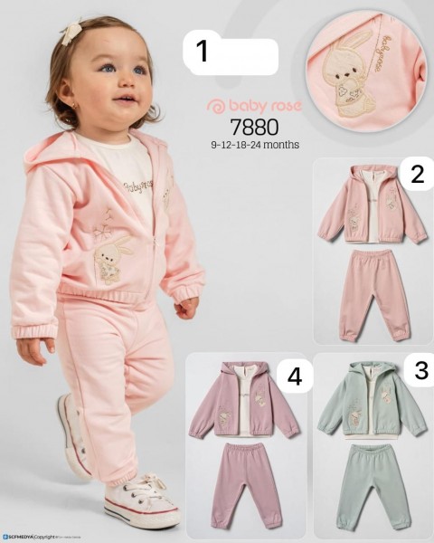 Костюм Тройка Для Девочки Baby Rose (9-12-18-24мес.)